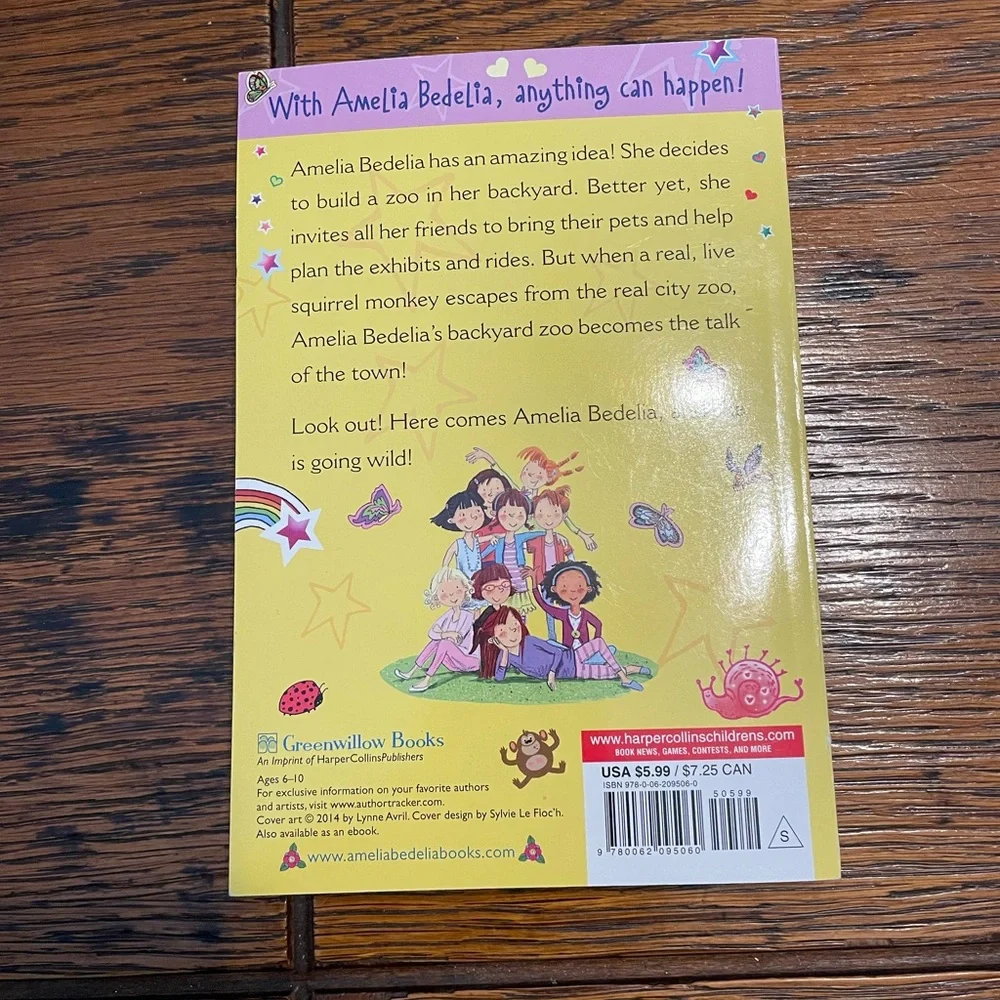 Scholastic Amelia Bedelia Goes Wild! – Pink Cover
